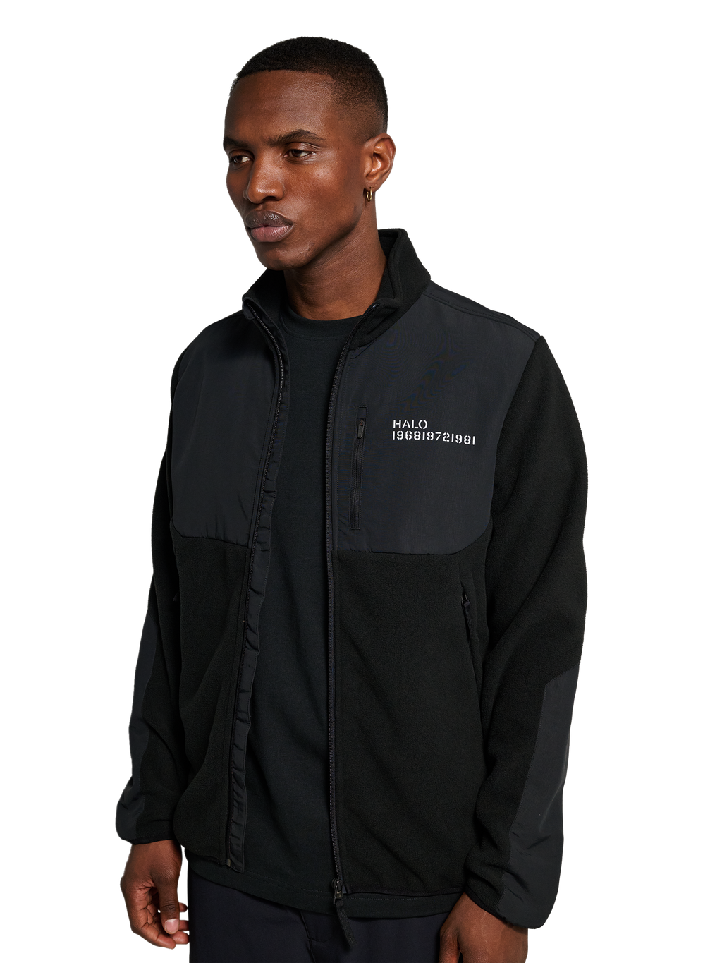 HALO BLOCKED ZIP FLEECE