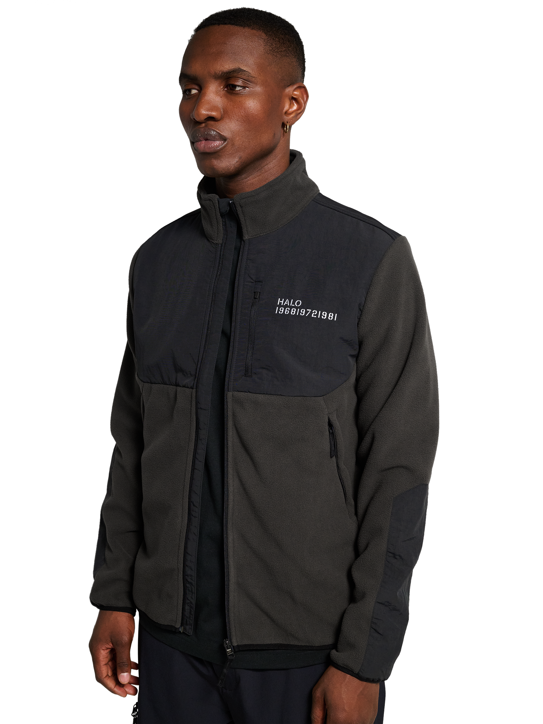 HALO BLOCKED ZIP FLEECE