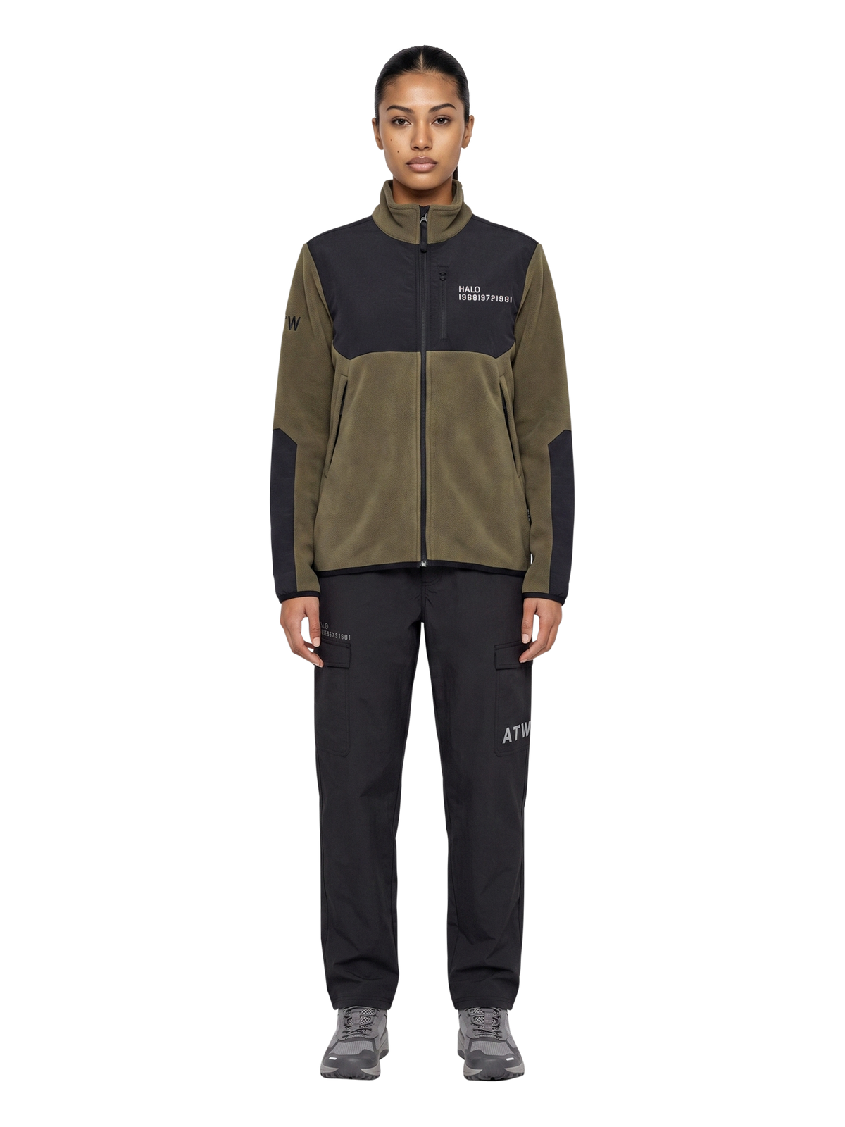 HALO BLOCKED ZIP FLEECE