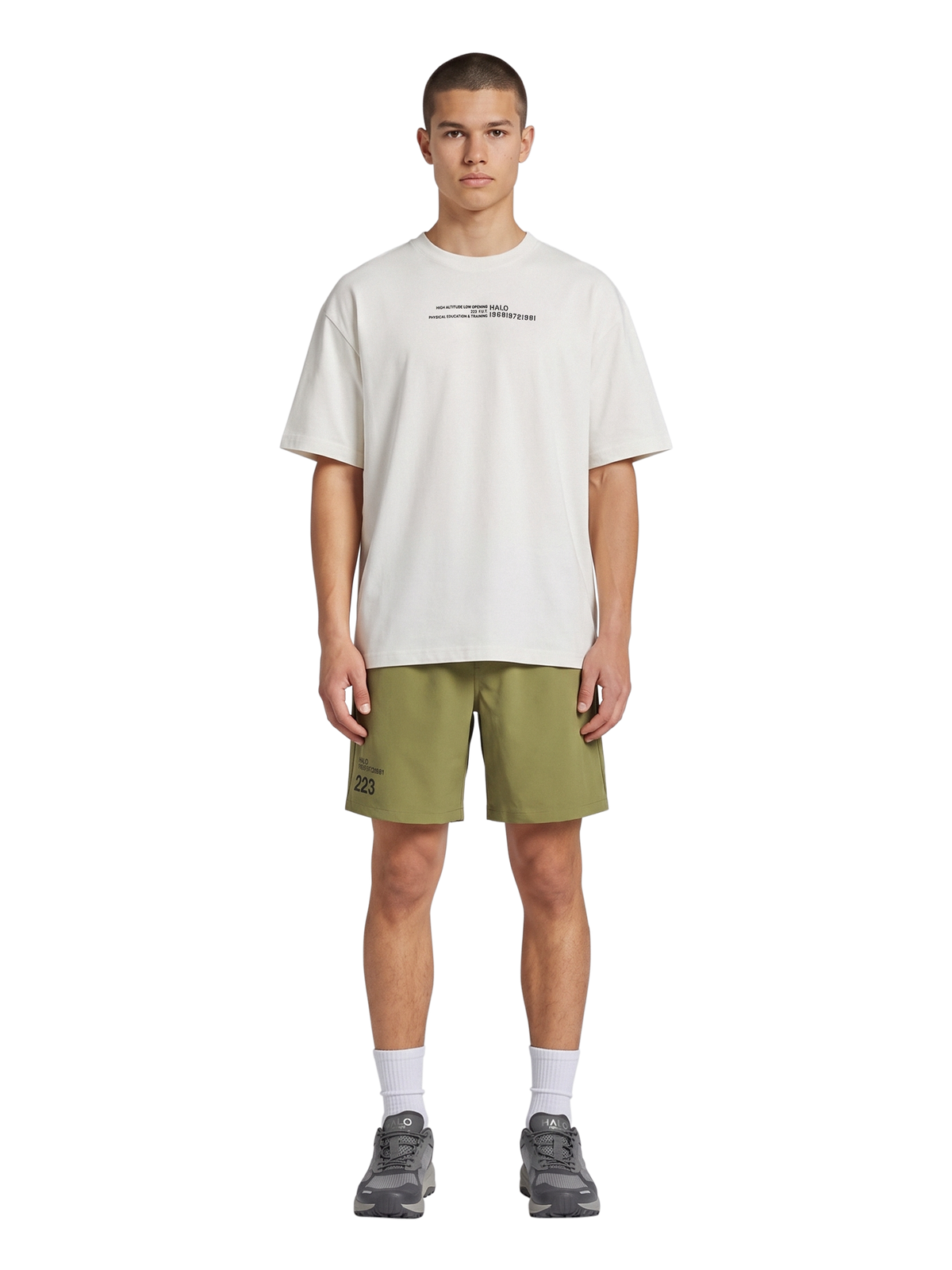 HALO GRAPHIC BOXY T-SHIRT