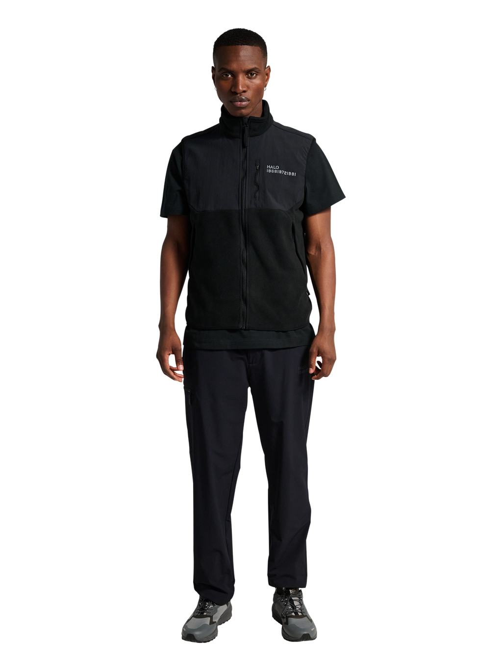 HALO BLOCKED FLEECE VEST