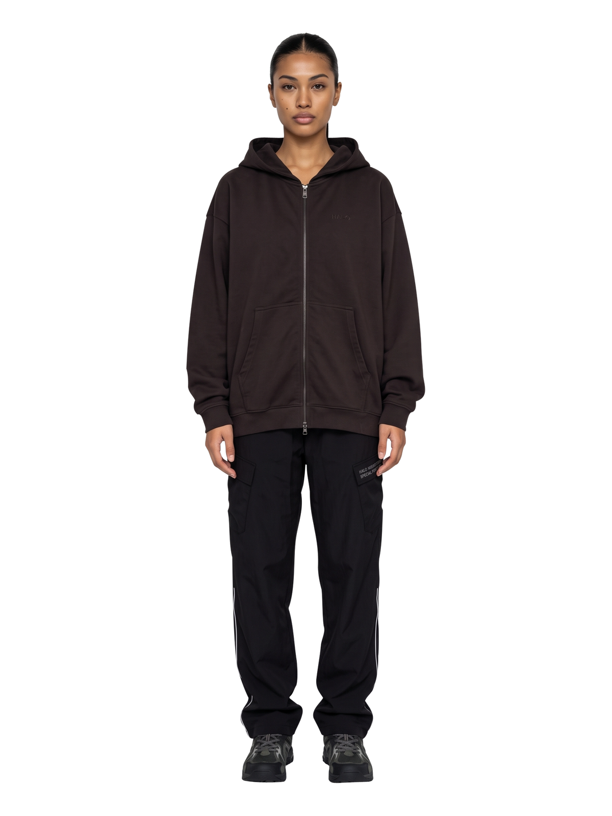 HALO LOGO FULL ZIP HOODIE