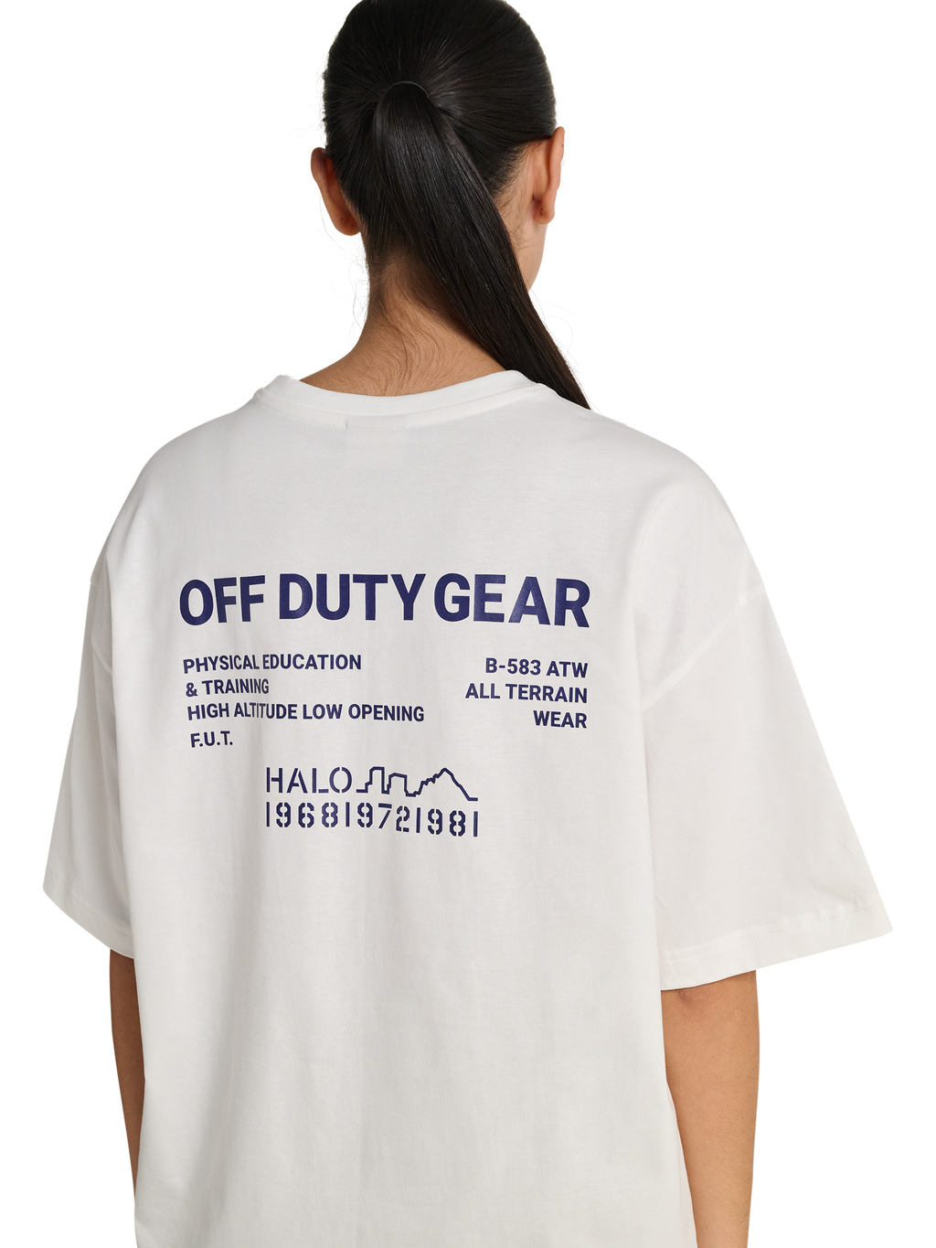 HALO GRAPHIC BOXY T-SHIRT