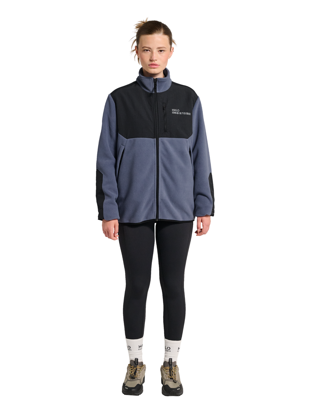 HALO BLOCKED ZIP FLEECE