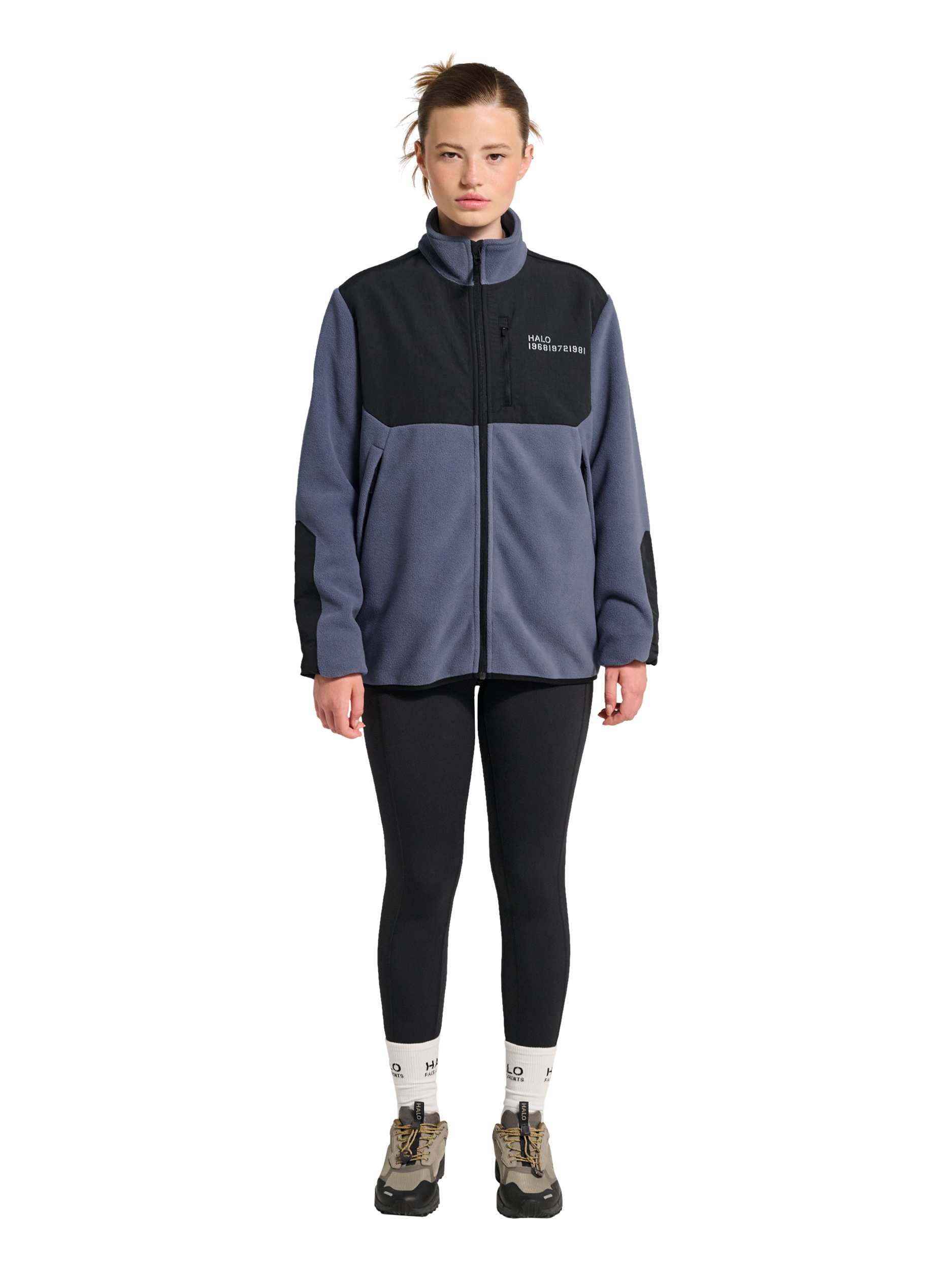 HALO BLOCKED ZIP FLEECE