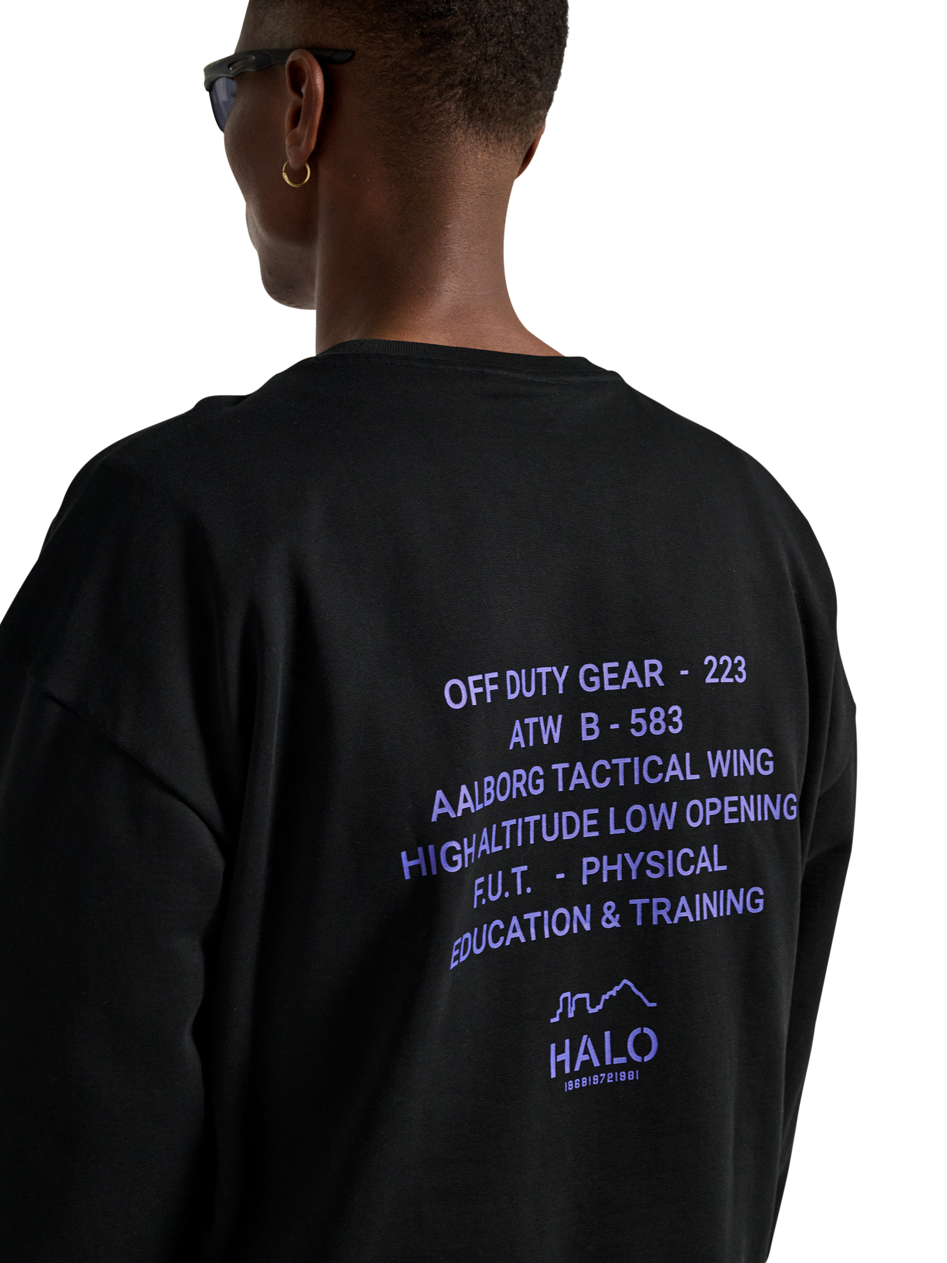 HALO GRAPHIC BOXY CREW