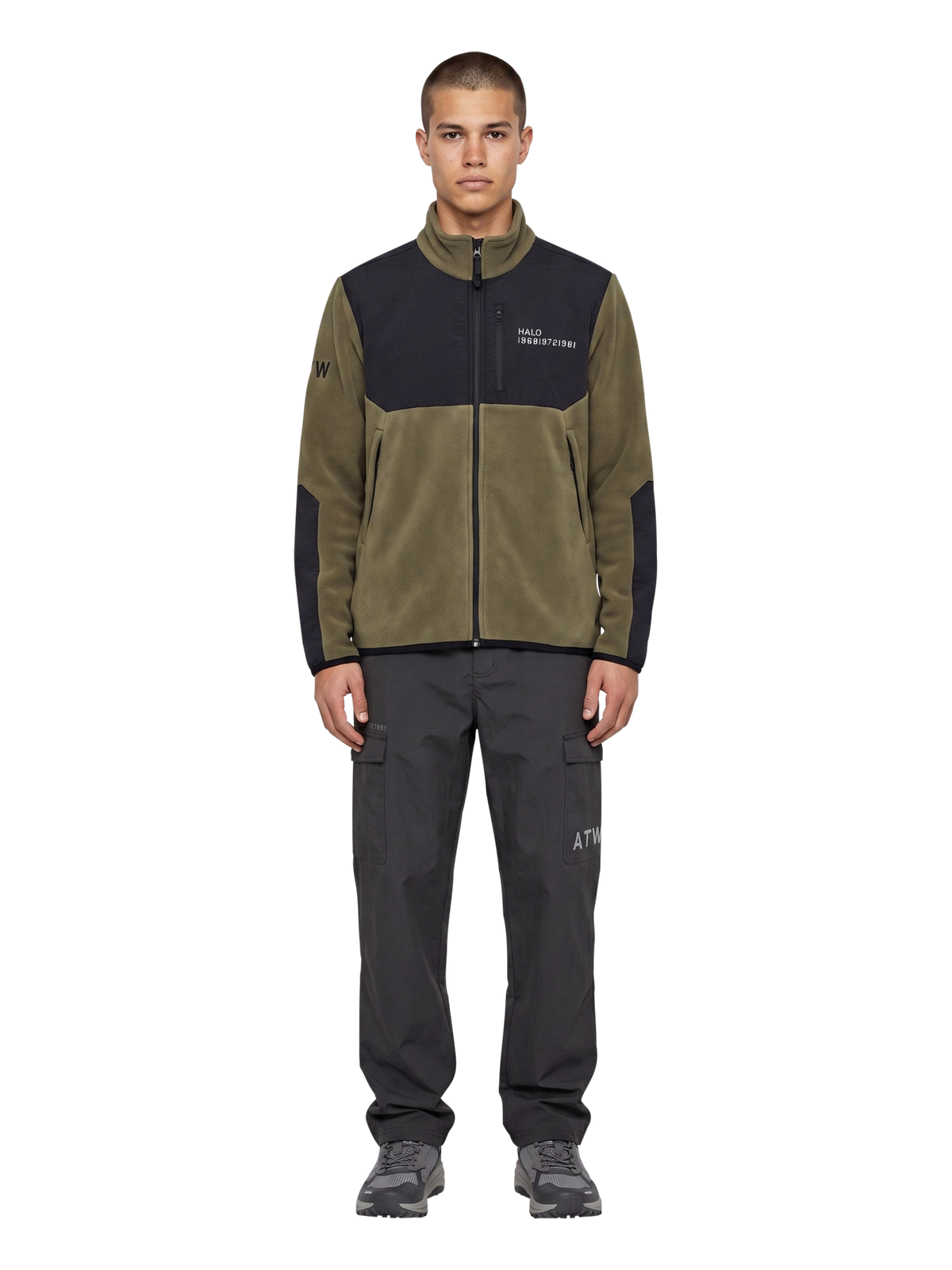 HALO BLOCKED ZIP FLEECE