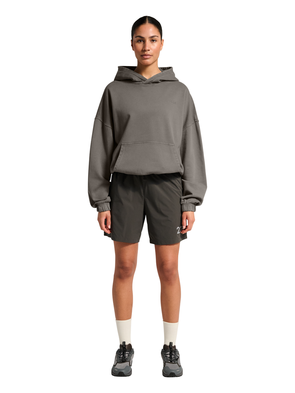 HALO DHOBI BOXY HOODIE