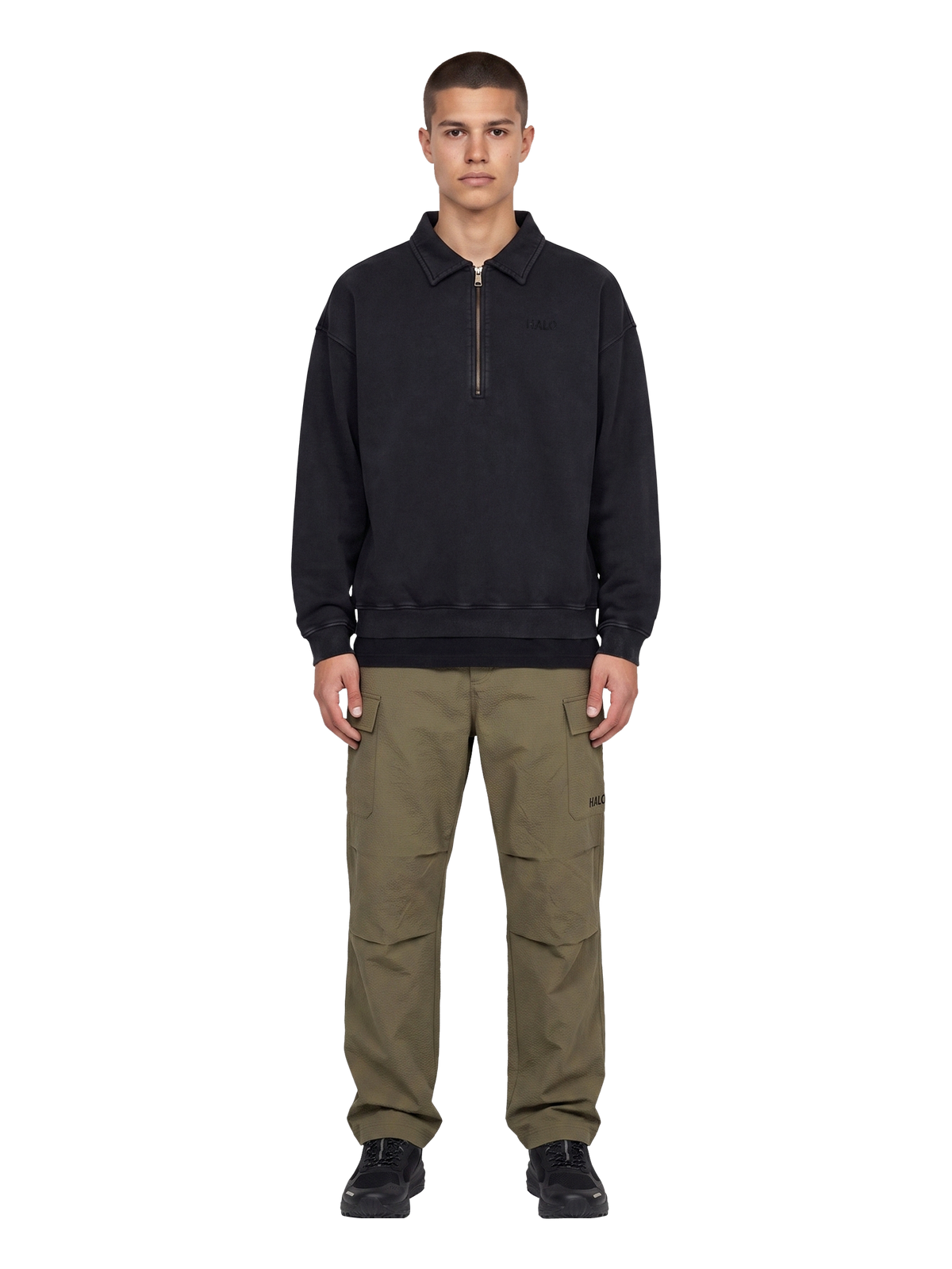 HALO BOXY POLO SWEAT