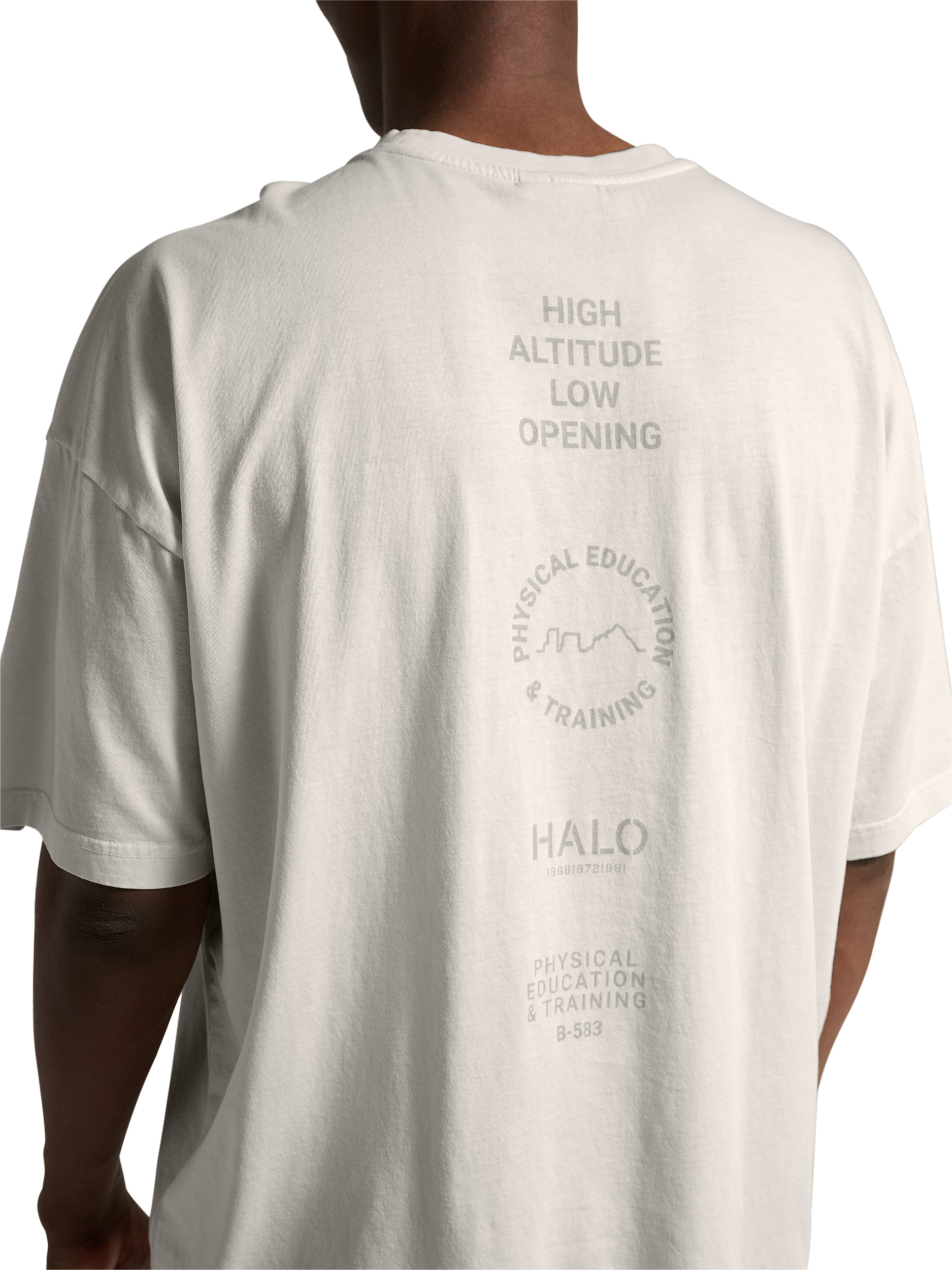 HALO GRAPHIC LOGO BOXY T-SHIRT
