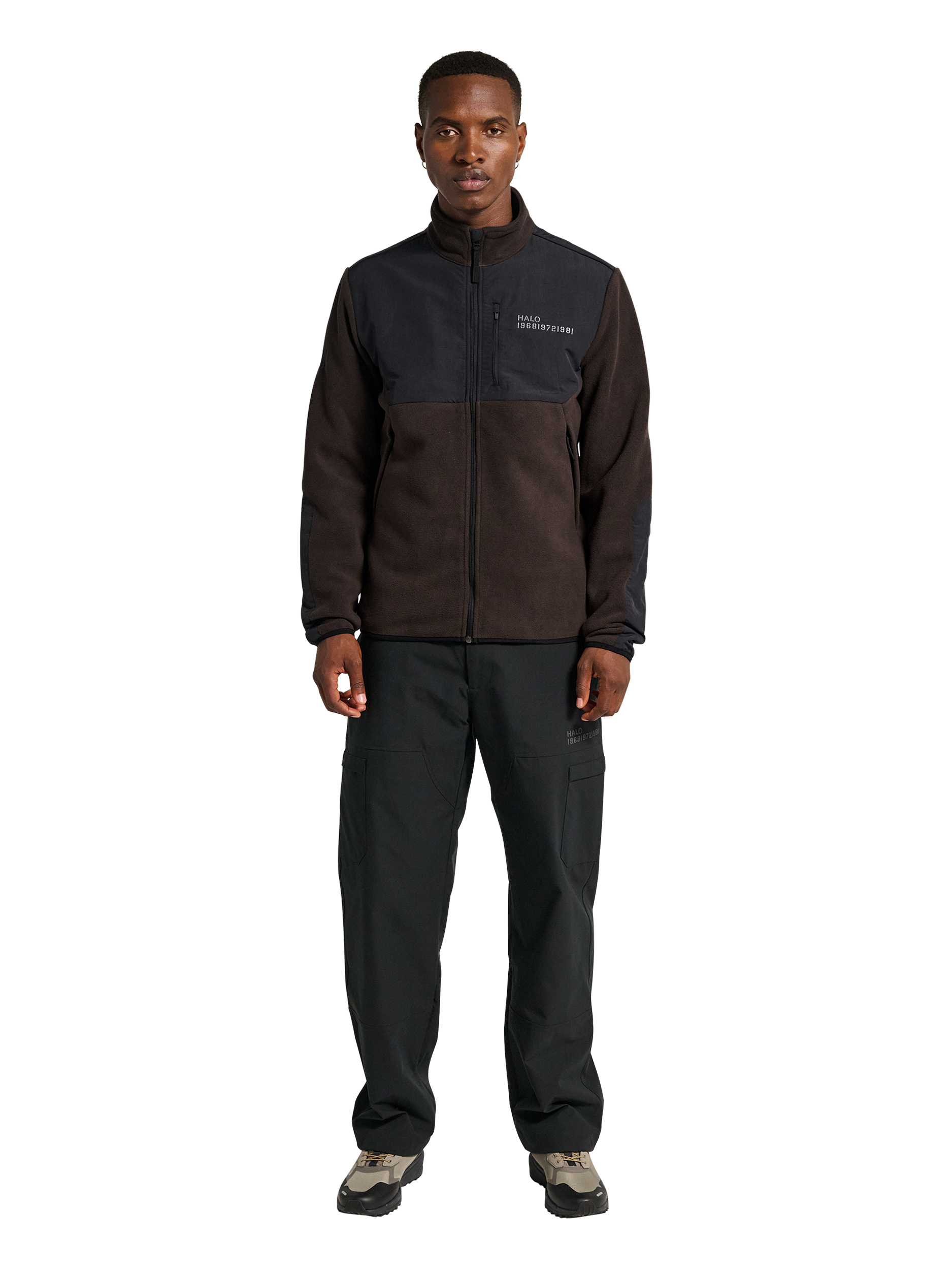 HALO BLOCKED ZIP FLEECE