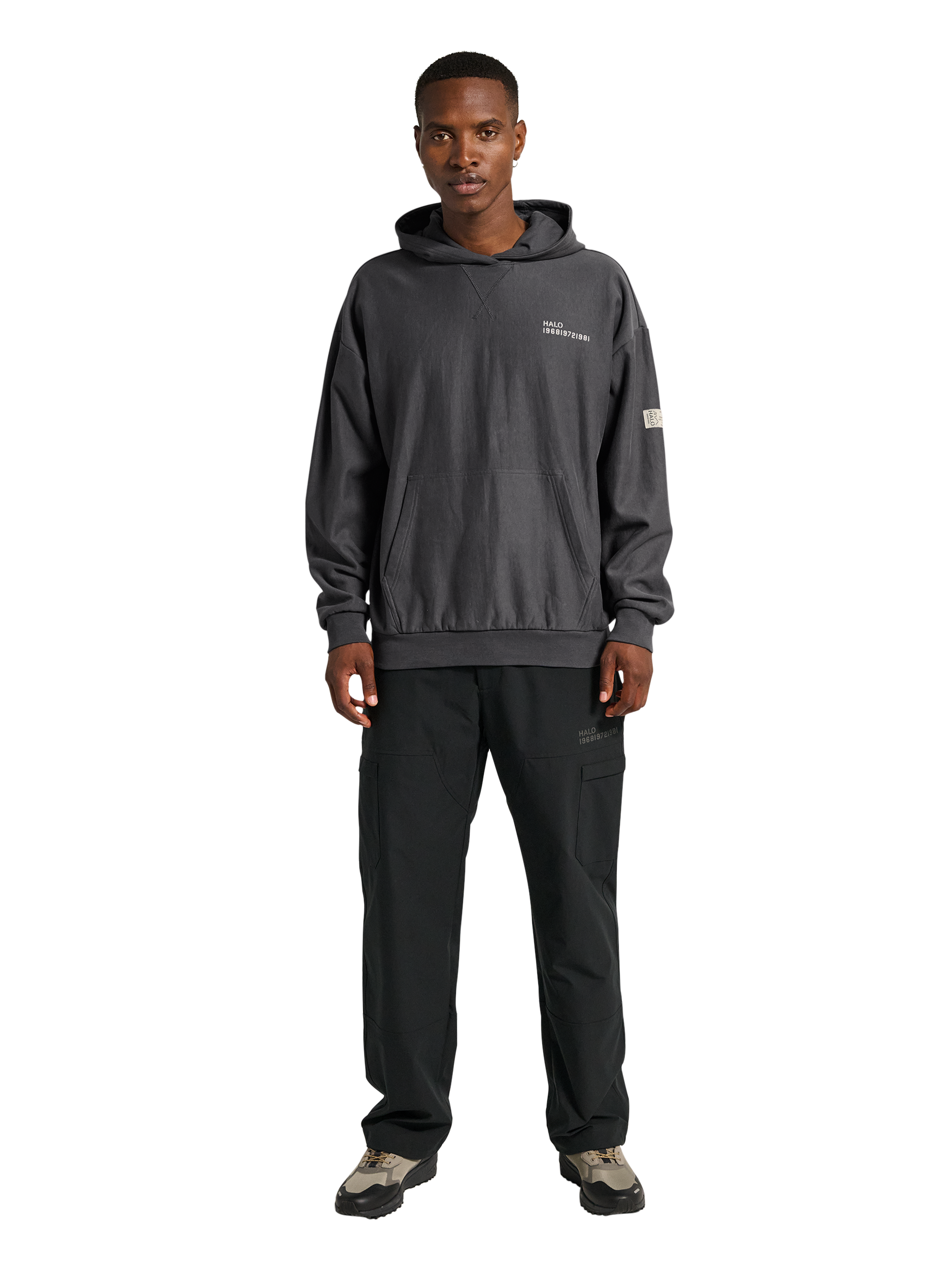 HALO REVERSE BOXY HOODIE