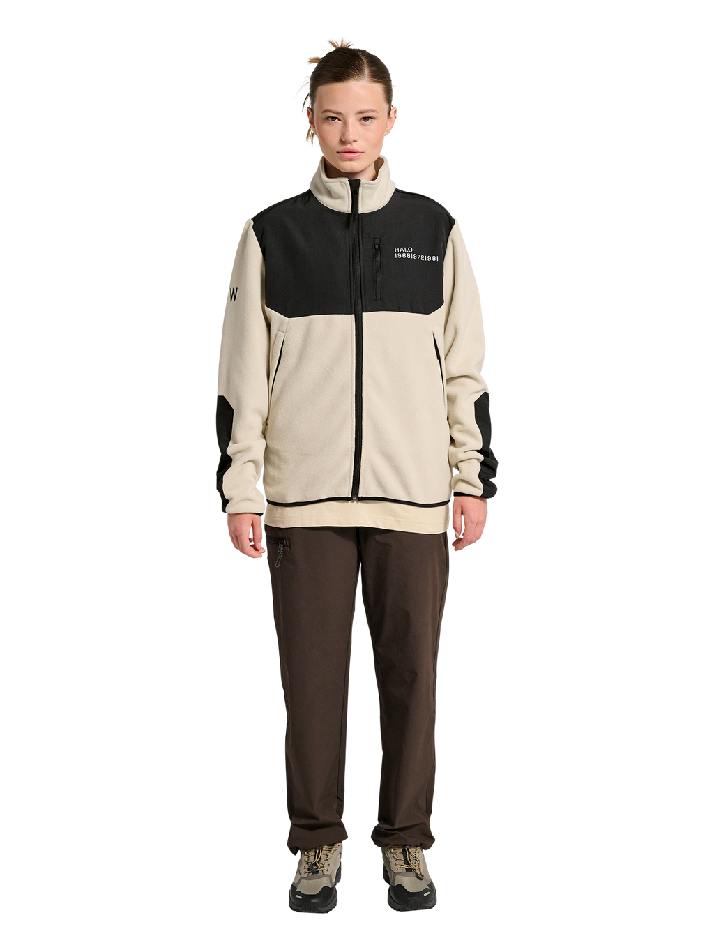 HALO BLOCKED ZIP FLEECE