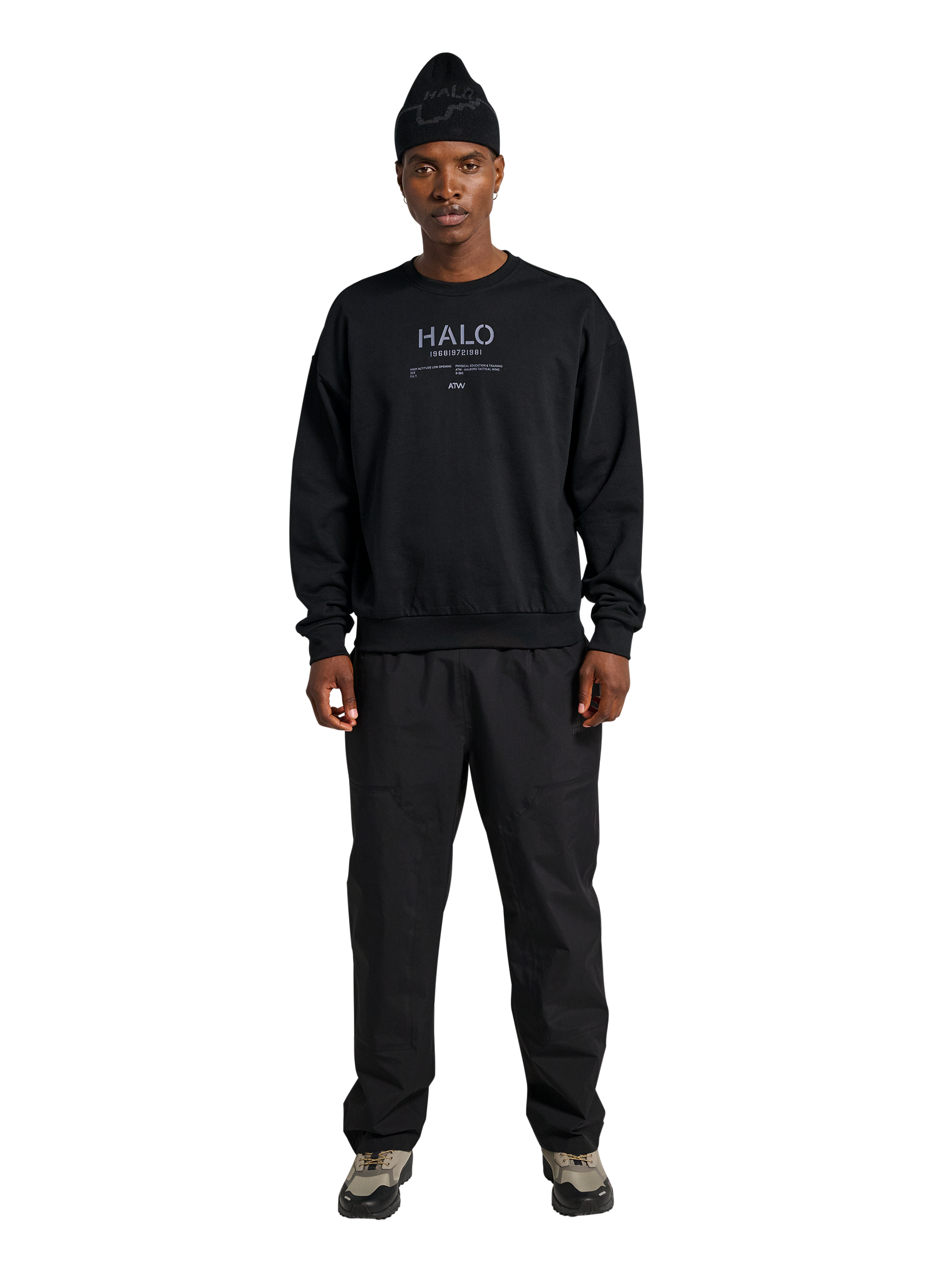 HALO GRAPHIC BOXY CREW