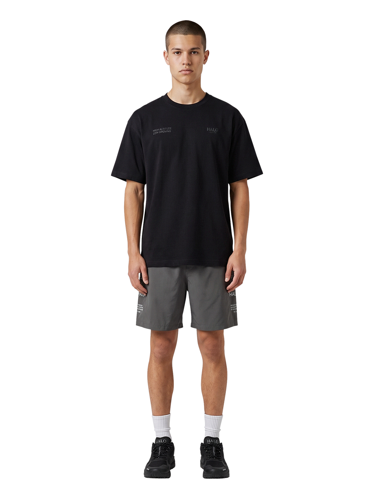 HALO GRAPHIC BOXY T-SHIRT