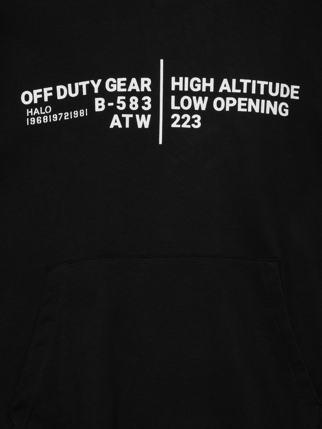 HALO GRAPHIC BOXY HOODIE