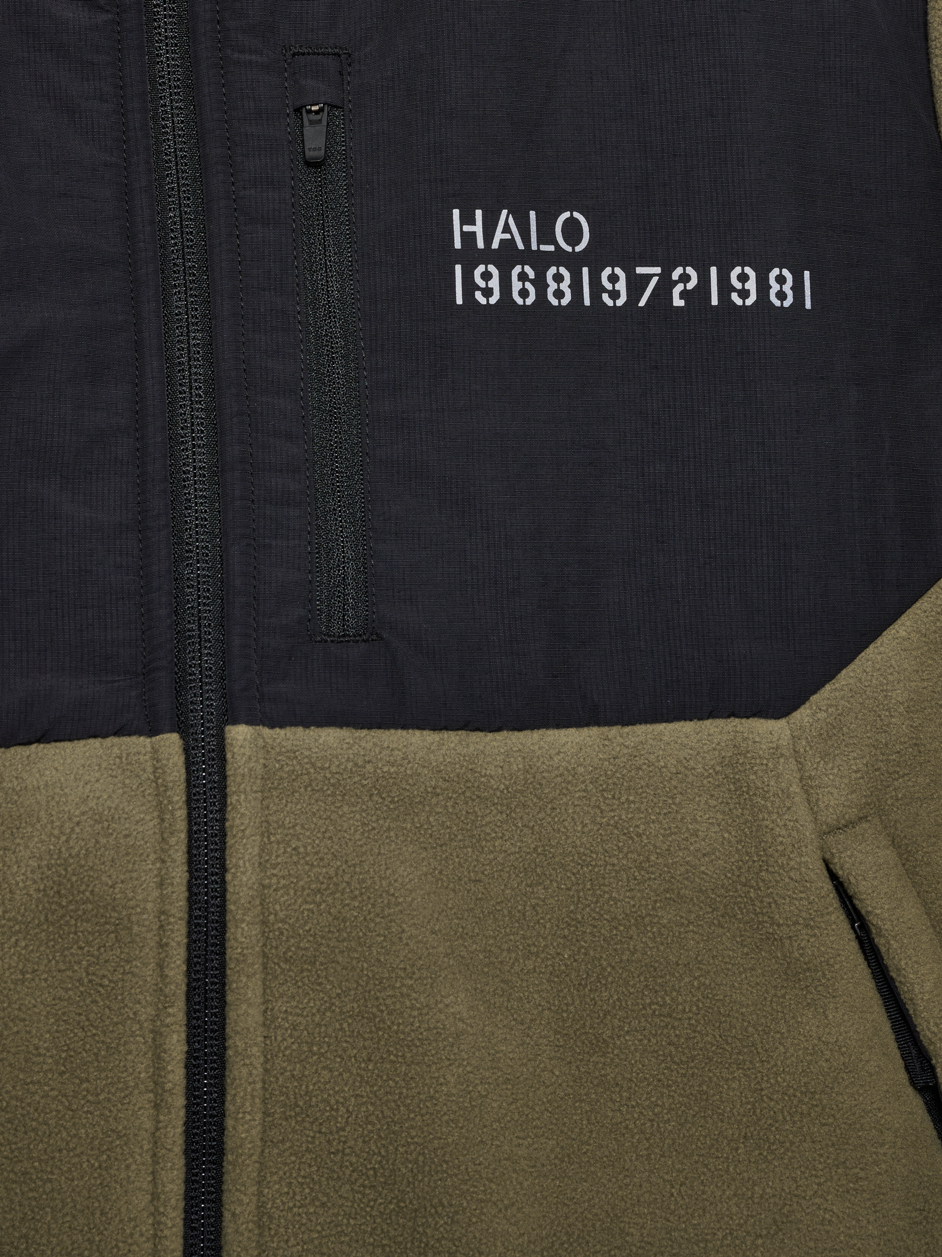 HALO BLOCKED ZIP FLEECE