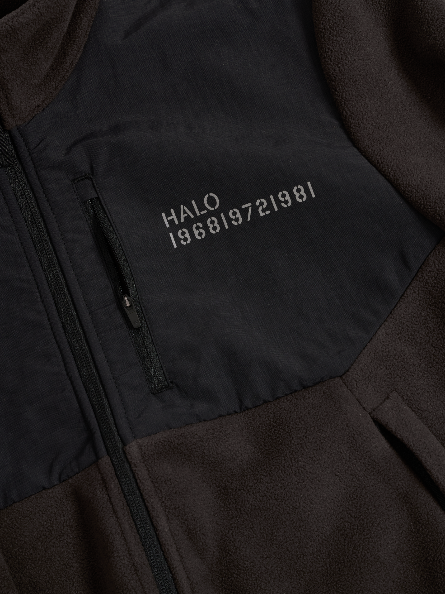 HALO BLOCKED ZIP FLEECE